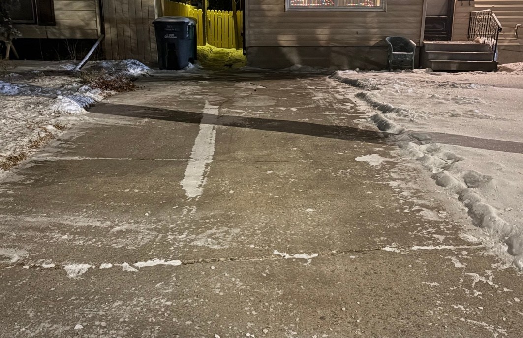 Saskatoon snow removal driveway and walkway result