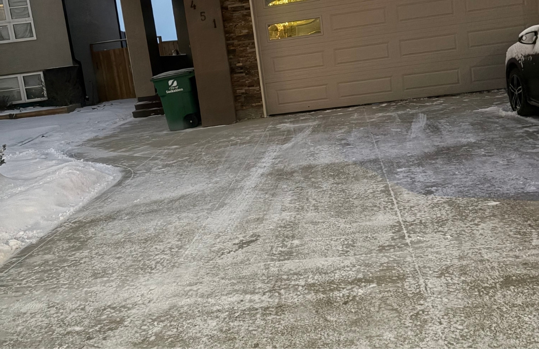 Saskatoon snow removal driveway and walkway result