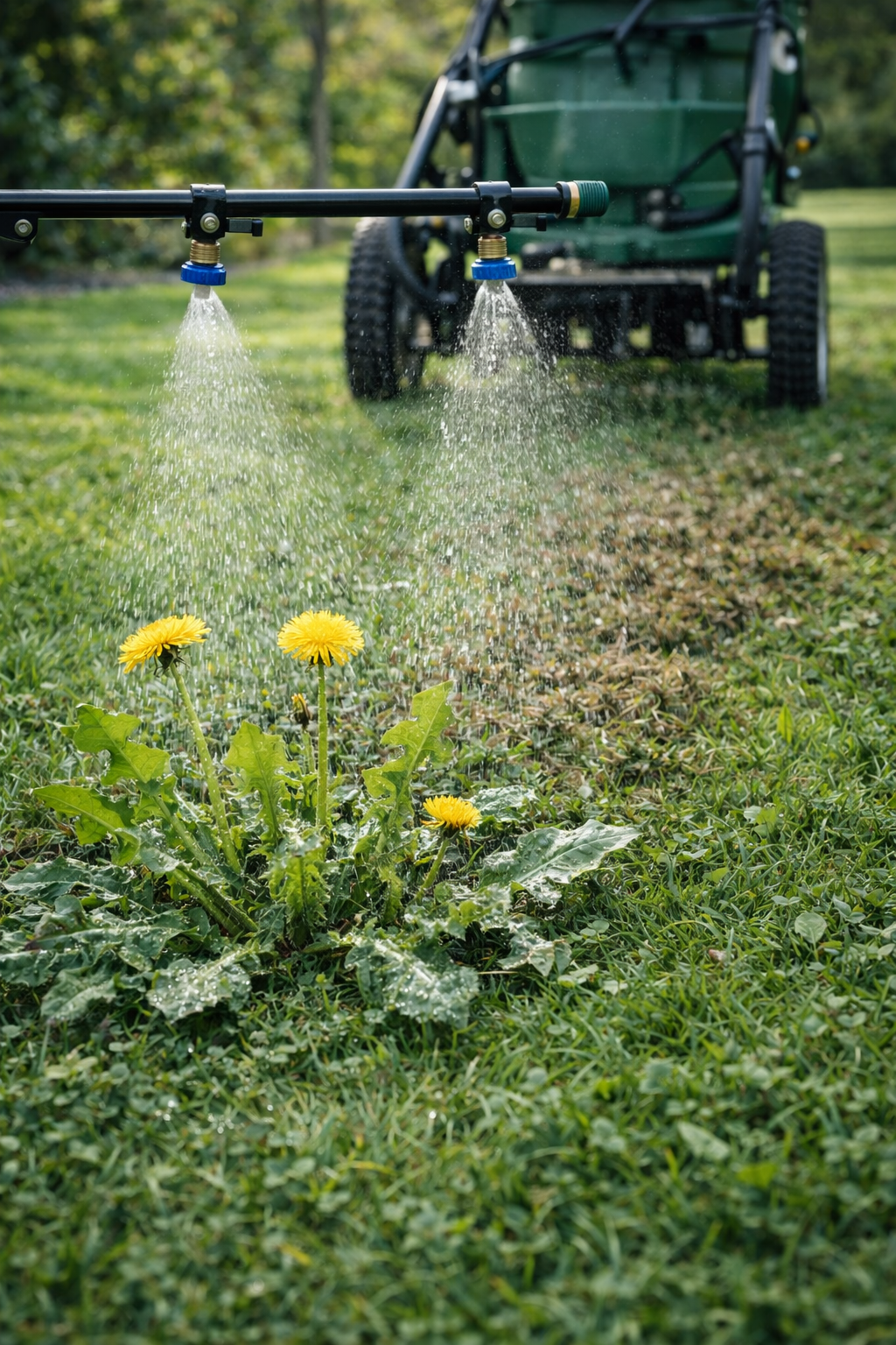 Lawn weed control service