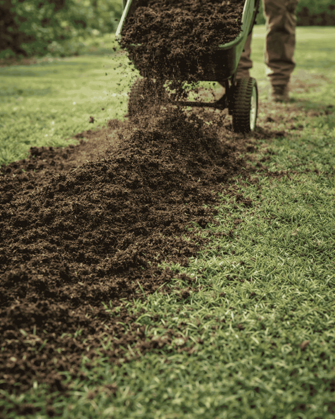 Top dressing lawn service